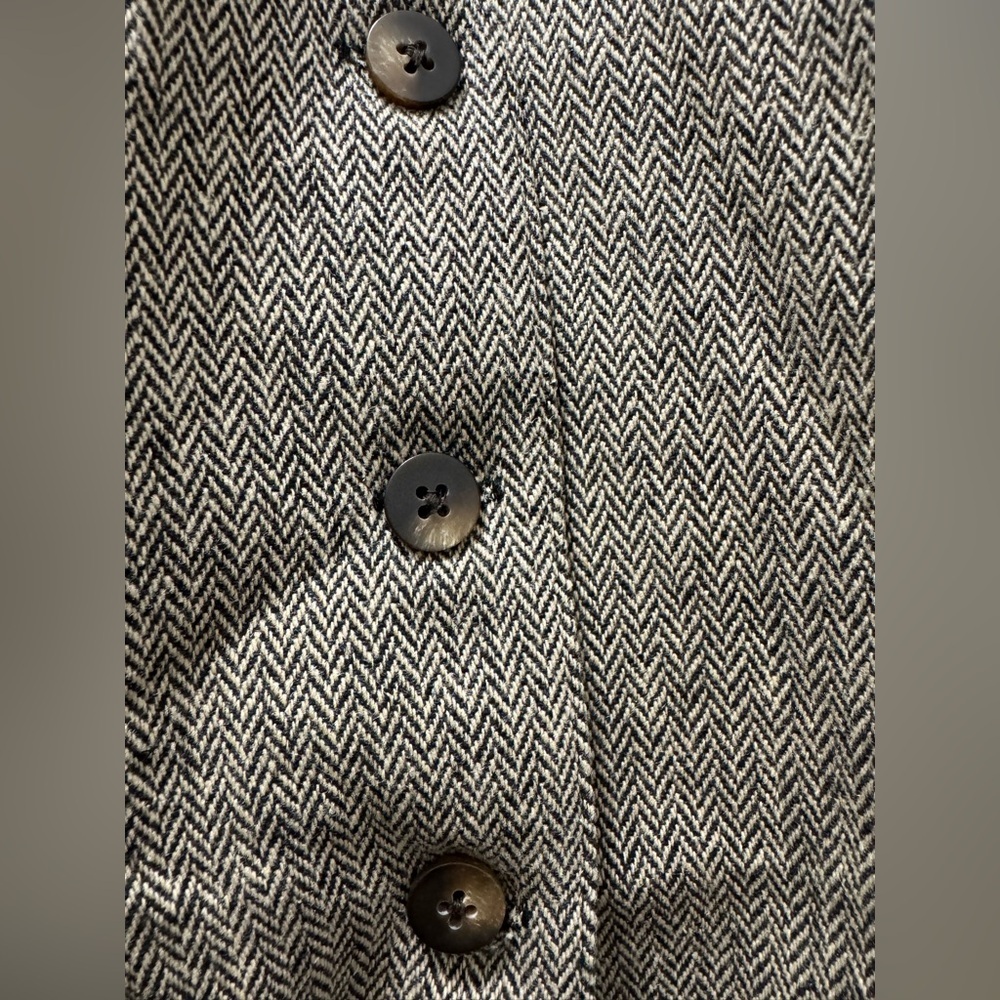 Y2K Vintage 90s SUPER RARE Gap light brown grey wool silk blend halter top vest - Picture 4 of 5